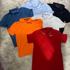 Boy’s XL Nike and Under Armour Polos